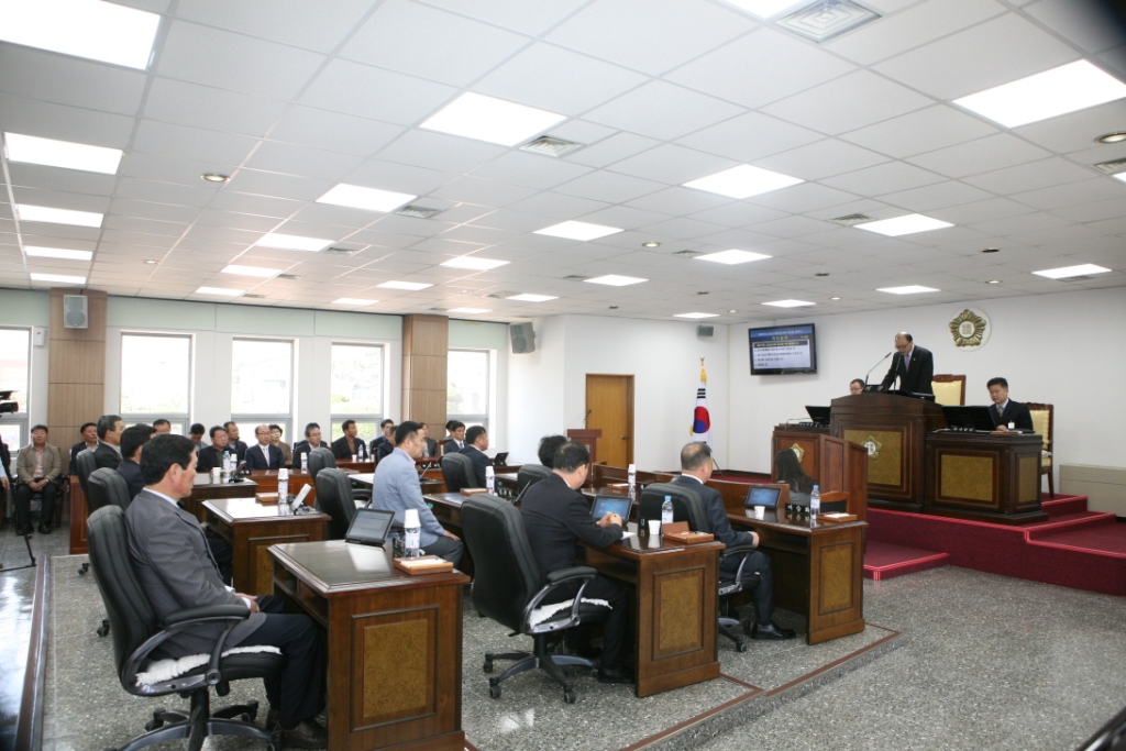 제228회 산청군의회 임시회 1차 본회의